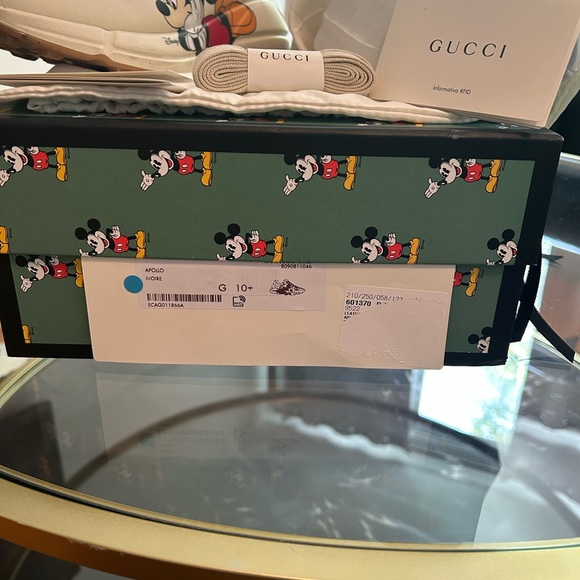 Gucci Mickey Mouse Sneakers - Picture 1 of 2